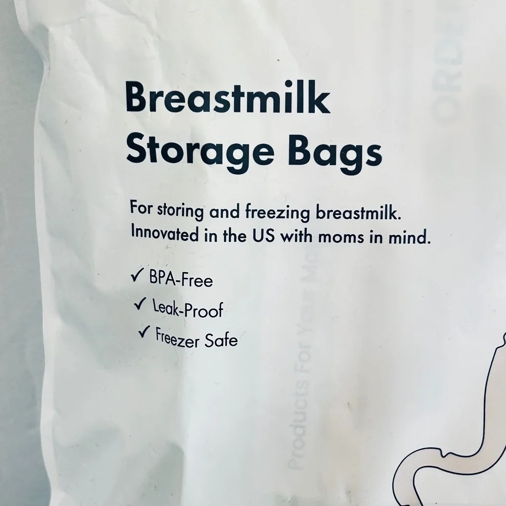 Motif Medical Breastmilk Storage Bags 100 Count 8 oz BPA-Free Leak-Proof 2 packs
